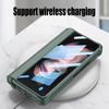 Жесткий чехол с магнитной шарнирной подставкой для Samsung Galaxy Z Fold 3 5G, чехол со встроенной защитой экрана, противоударный чехол для телефона, чехлы