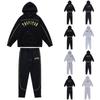 Ensemble de jogging pour femme avec sweat à capuche à manches longues et pantalon long de sport, ensemble deux pièces