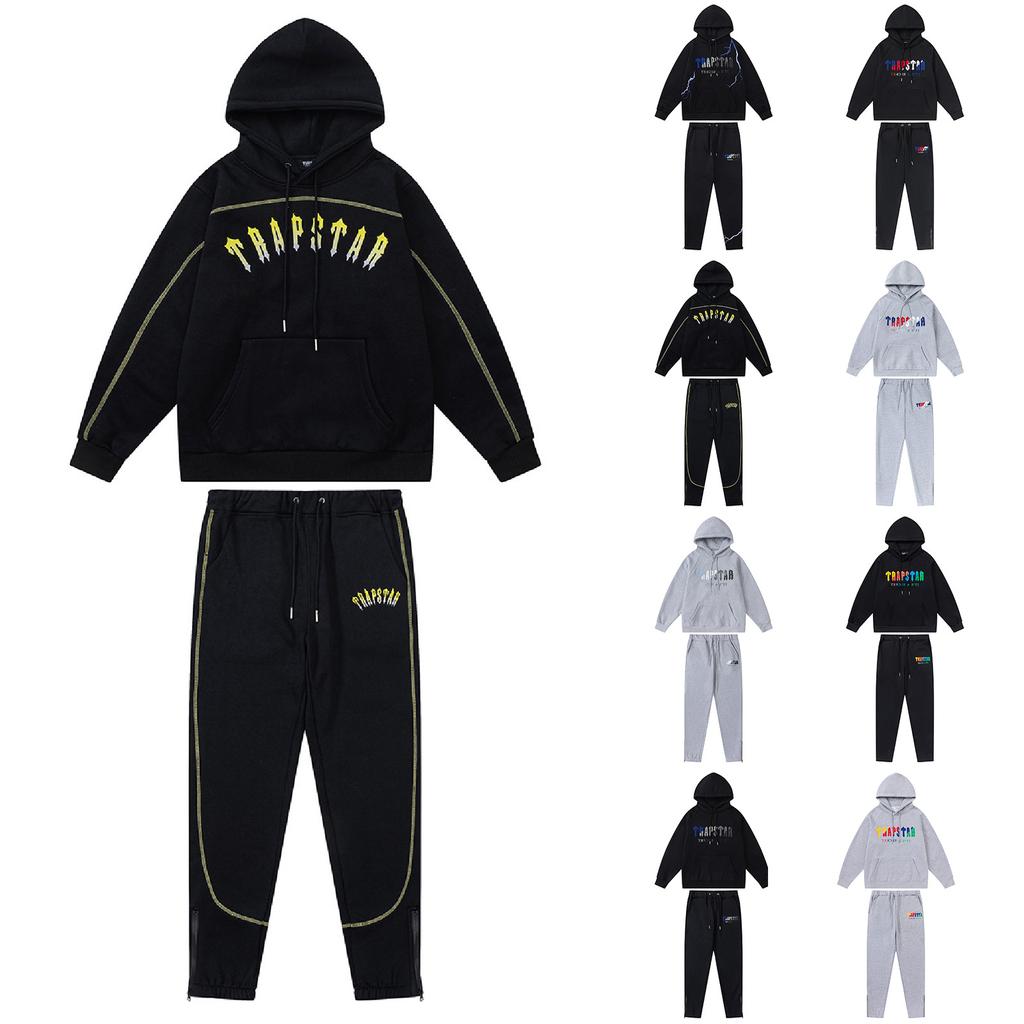 Ensemble de jogging pour femme avec sweat à capuche à manches longues et pantalon long de sport, ensemble deux pièces