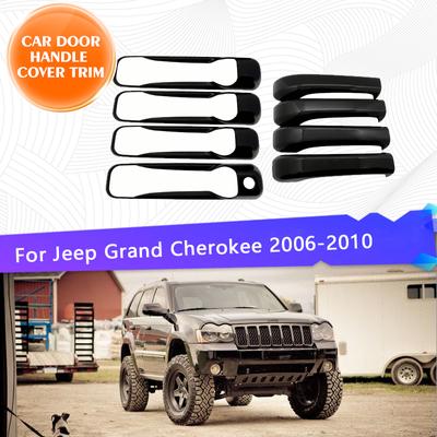 Pro Jeep Grand Cherokee WK 2006 2007 2008 2009 2010 Kryt kliky dveří automobilu Ochrana proti poškrábání Exteriér příslušenství do auta