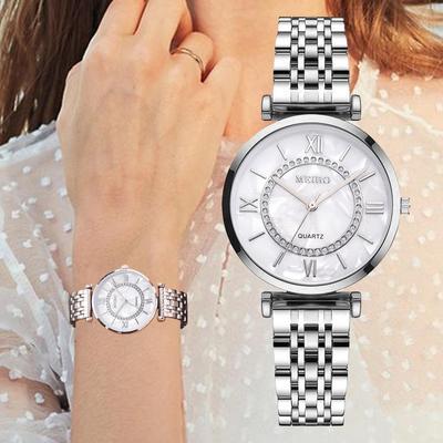 Fashion Women Watch Simple Quartz Watch Classic Dial Alloy Steel Band Ladies Wrist Watch