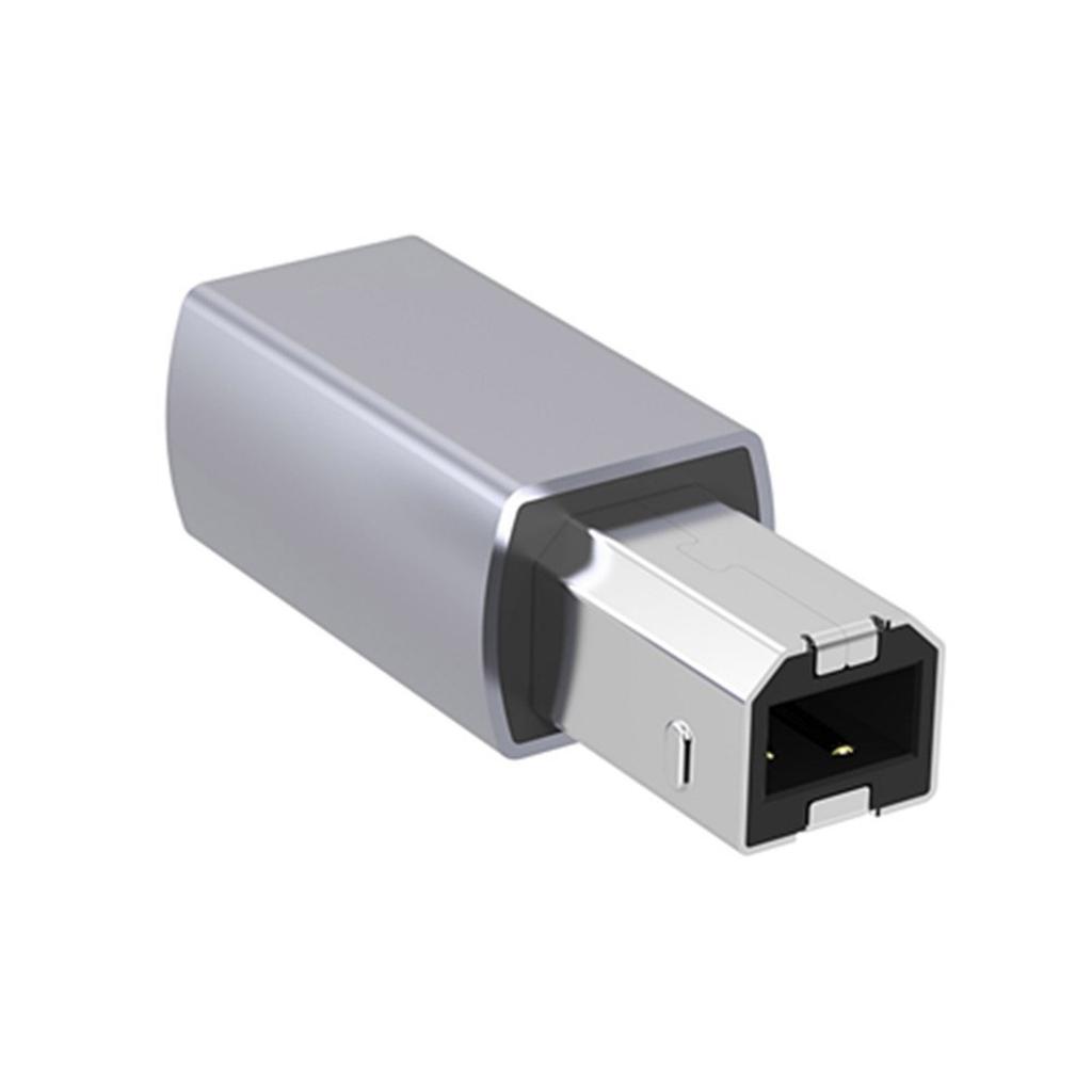 USB C Female to Printer Male Adapter USB Type C to USB B Convert Connector Support Data Sync for Printer Electric Piano