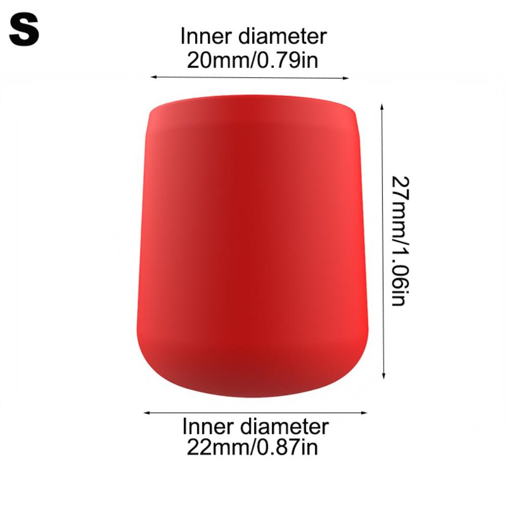 Multiple Colors Fishing Rod End Cap Silicone Rod Bottom Protector New Back Block