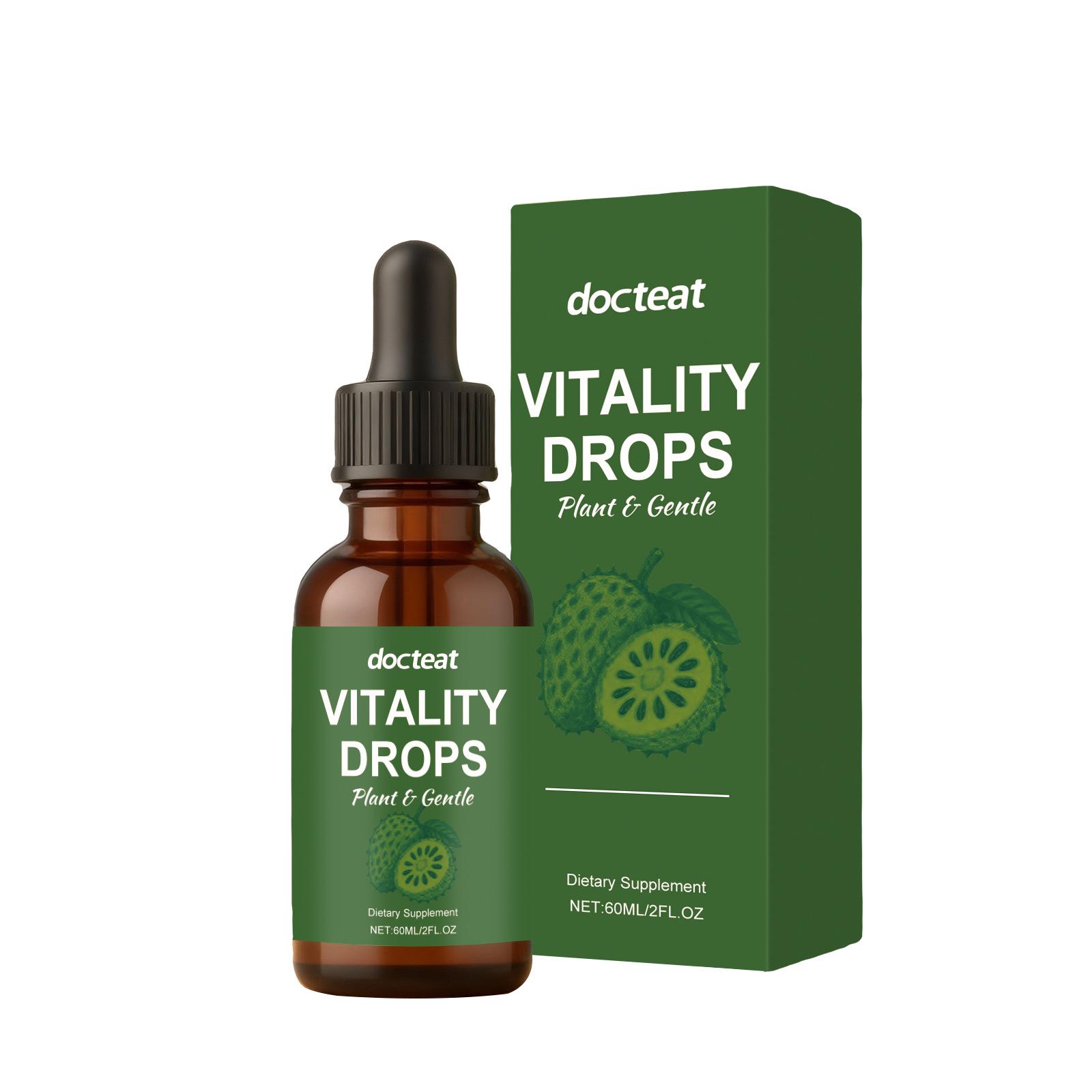 

DOCTEAT Soursop Drops: Plant-Based Daily Supplement for Gentle Body Support