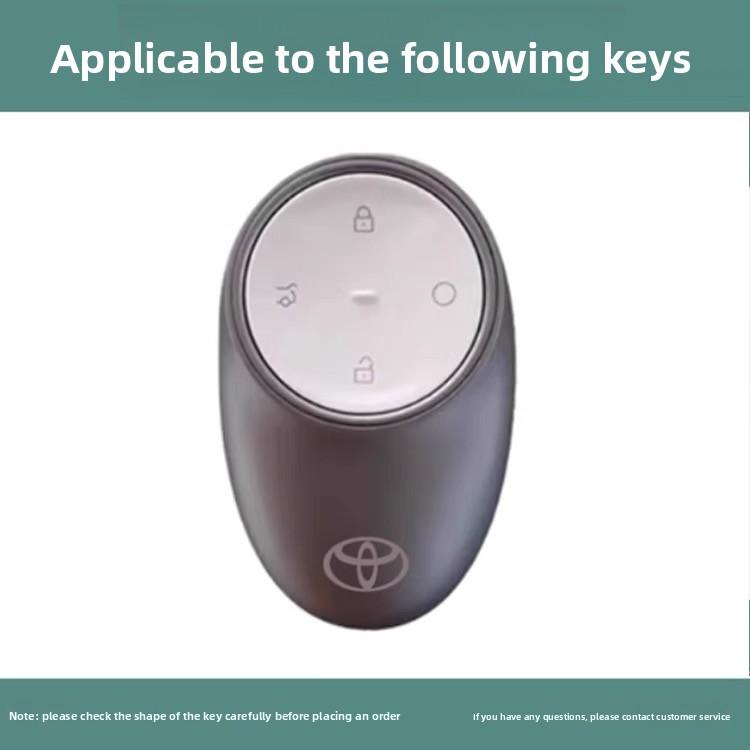 ABU3 Zinc Alloy Leather Car Key Case Cover for Toyota bZ3X Bózhì 3X Platinum 3X 2025 Air_Pro_max Interior Keychain Accessories