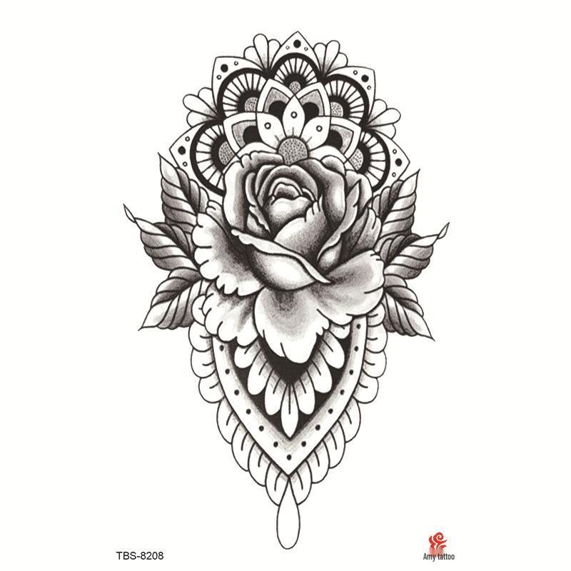 Wasserdichtes Ganzarm Totemsymbol Tattoo Aufkleber Set