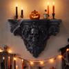 3D Printing Carved Skull Storage Shelf Vintage Style Art Skull Wall Rack  Bedroom