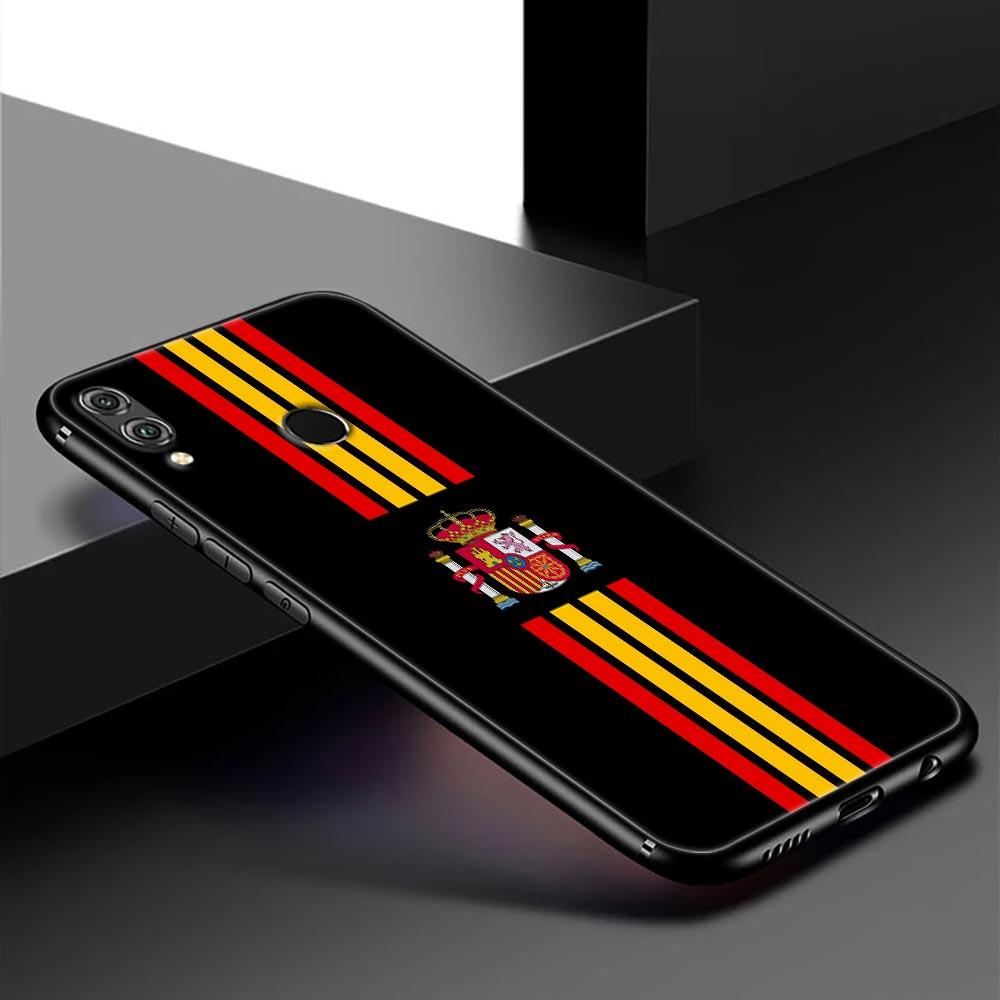 ESPANA Spanish Spain Flag Phone Case For Honor 50 30 10 Lite 30i 20 20e 9A 9C 9X Pro 8X Nava 8i 9 Y60 Cover Soft Silicone Cases