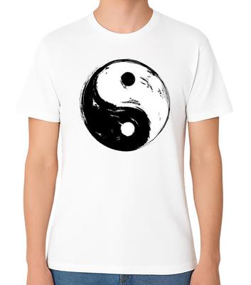 Μαύρο T-Shirt Yin Yang Σύμβολο Ισορροπίας Πνευματικό Δώρο Unisex