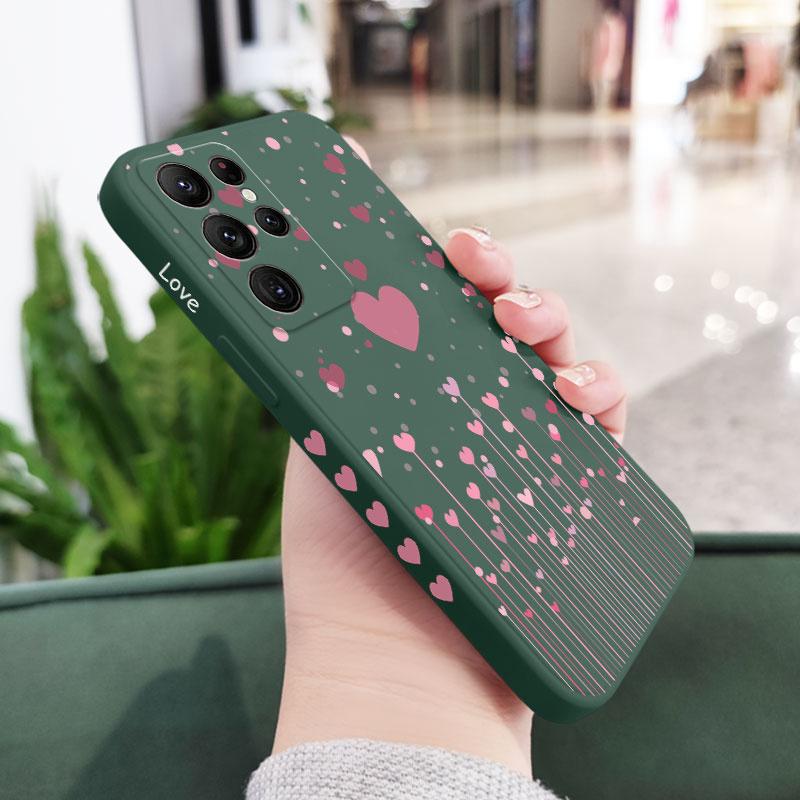 

Love Dandelion Phone Case For Samsung Galaxy S25 S24 S23 S22 S21 S20 Ultra Plus FE Note 20 ultra 10 9 Plus Cover Galaxy S23 Ultra