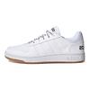 adidas Neo Hoops 2.0 Syntetisk Lær Retro Sklisikker Støtdempende Slitesterk Lettvekts Lave Skate Sko Unisex Joggesko Hvit Blå FY8630
