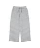 THE COLDEST MOMENT Tcm Stripe Sweat Pants (Ivory/Grey)