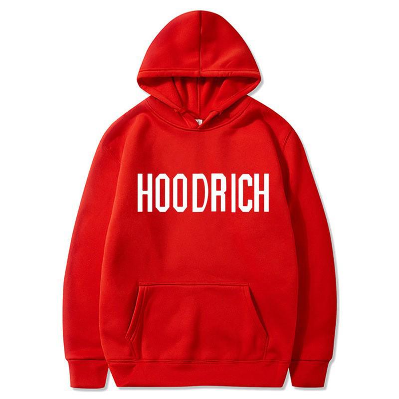 Hanorac Sport Casual Larg cu Imprimeu Litere Hoodrich