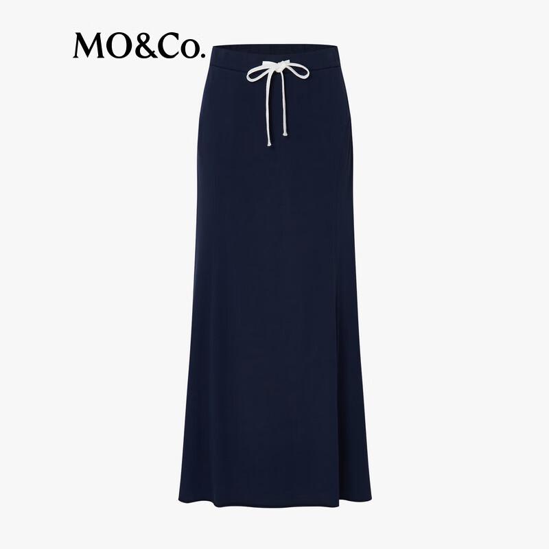 MO&Co. A-Line Cotton Long Skirt