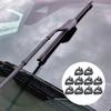 Universal Windshield Wiper Hose Fastener Clips Clamps Fasteners Plastic Design Secure Hold Fit Most Cars Trucks 20 Pack