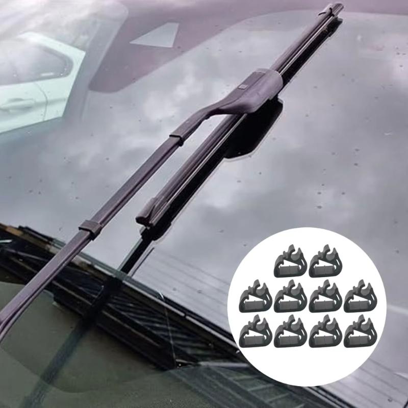 Universal Windshield Wiper Hose Fastener Clips Clamps Fasteners Plastic Design Secure Hold Fit Most Cars Trucks 20 Pack