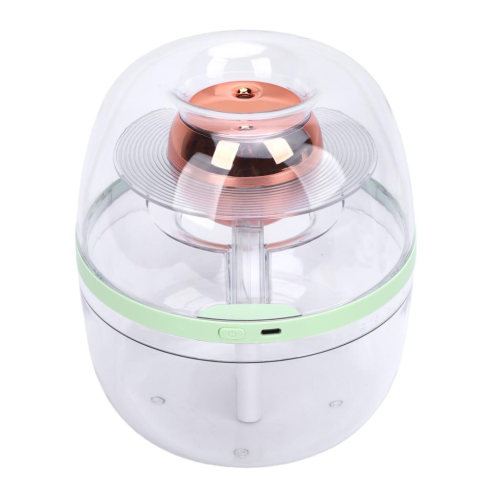 Portable Small Humidifier 3L Dual Nozzle Quiet Clear USB Desktop Humidifier with Night Light for