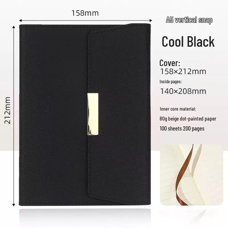 A5 Custom Logo Three-Fold Notebook Gift Set for Company Annual Meetings