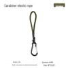 Portable Elastic Buckle Ropes & Hooks for Camping: Multi-functional Tarp Tent Accessories