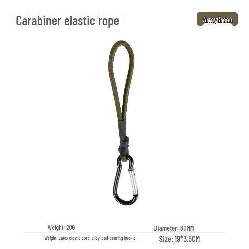 Portable Elastic Buckle Ropes & Hooks for Camping: Multi-functional Tarp Tent Accessories