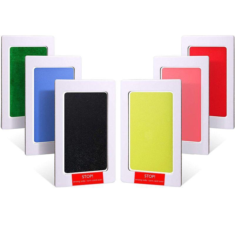 

Baby & Pet Paw Print Ink Pad: Newborn Hand/Foot Wash-Free Souvenir Orange