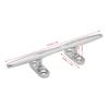 6" Stainless Steel Dock Cleat, Boat Yacht Mooring Rope Tie Down Anchor Cleat, High Strength for Marine Docks, Easy Installation