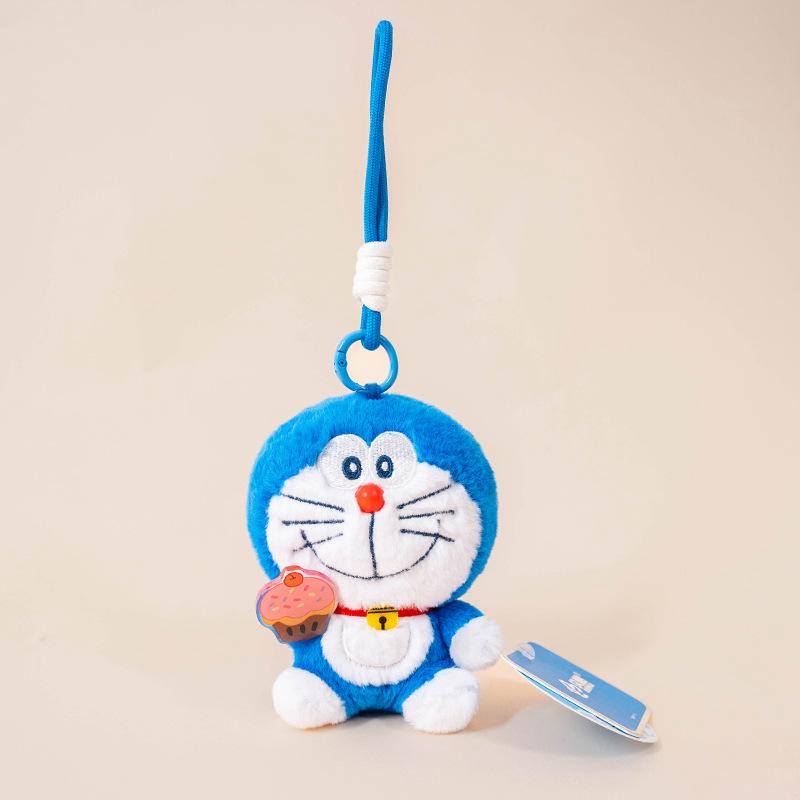 Authentic Doraemon Candy Series Toy Pendant Plush Keychain