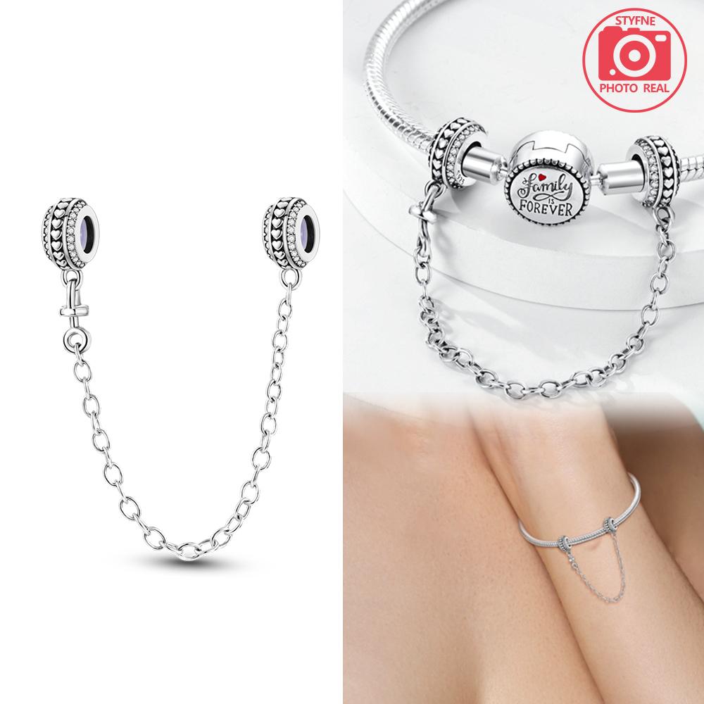 Copper Colors Original Love Spreads Safety Chain Pendant Fit Original Bracelet Diy Jewelry For Women Diy Ladies Party Gifts