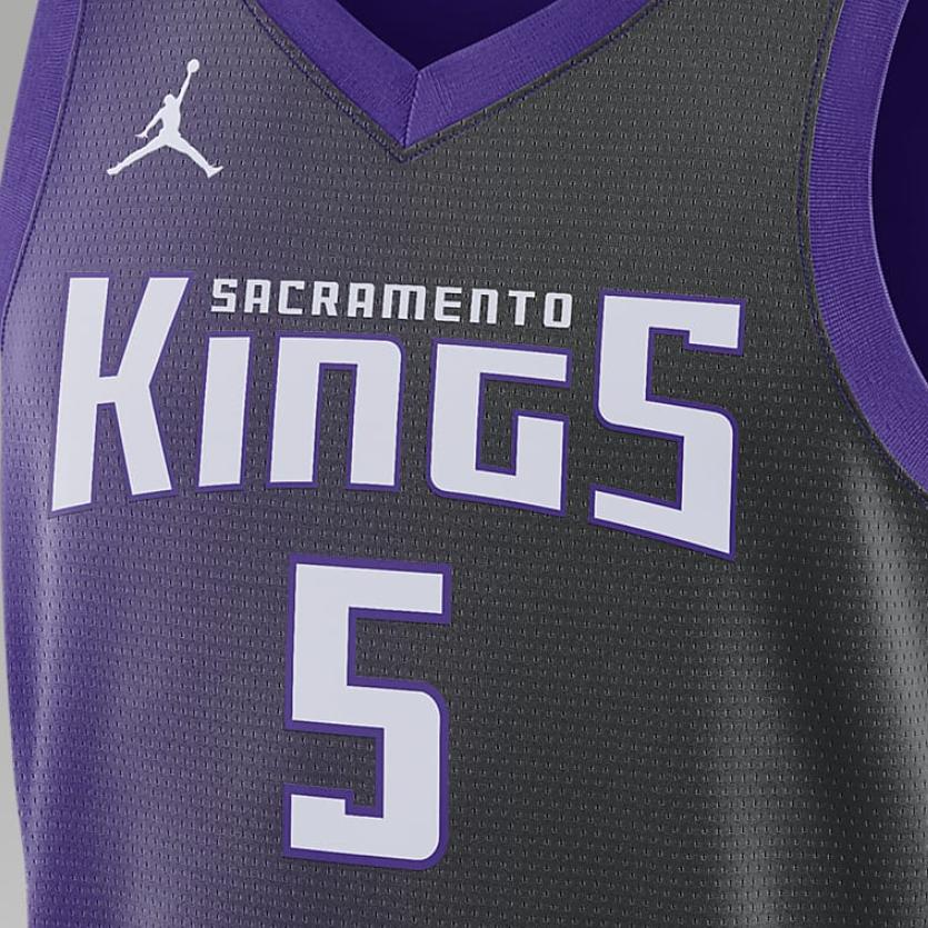 Jordan Sacramento Kings 2023/24 Statement Edition Logo Print Gradient Breathable Vest Men Tops Purple DX8656-504