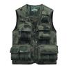 New Camo Quick Drying Mesh Multi Pocket Mens Vest Spring Autumn Outdoor Leisure Breathable Sleeveless Outwear