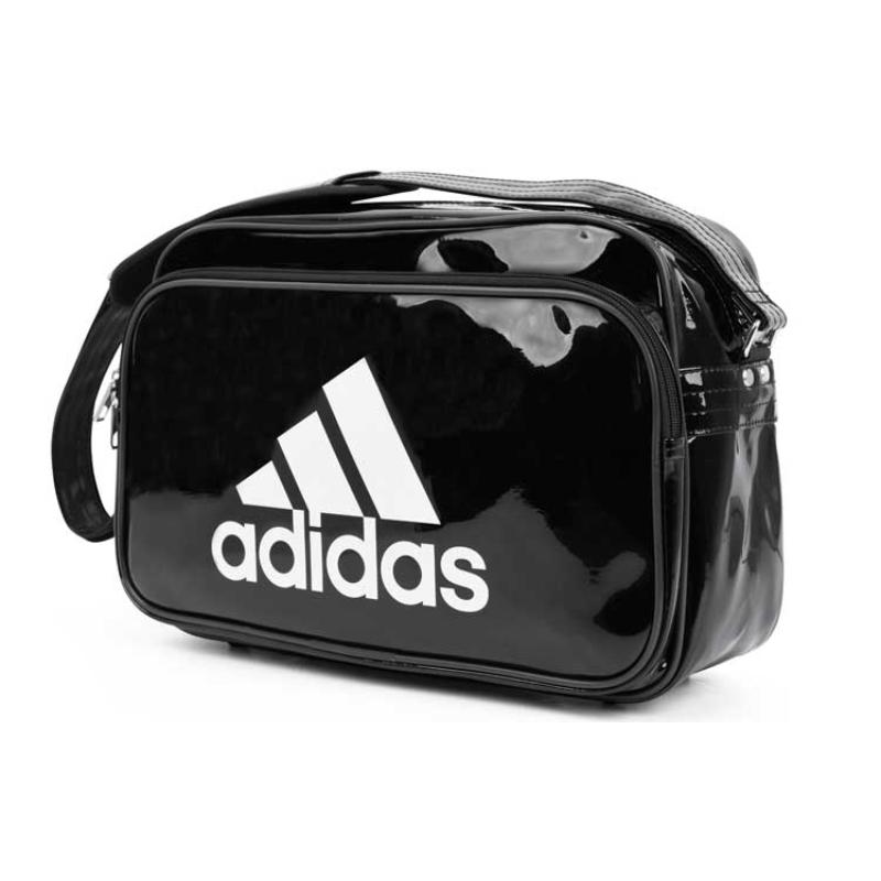 adidas Polyurethane Gym Bag, Shoulder Bag, Crossbody Bag Small Unisex Black Adidas CX4042