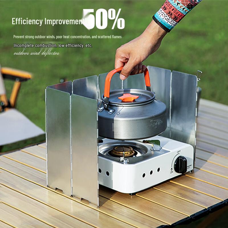 Portable Camping Stove Windshield