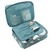 Hot-Selling Floral Square Cosmetic Bag: Large Capacity, Waterproof Toiletry Bag for Travel