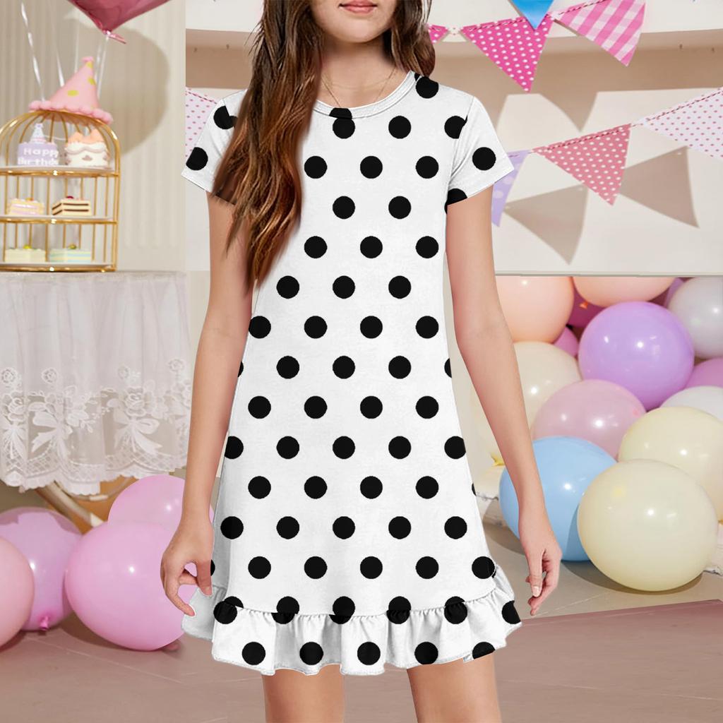 Girls' Pocket Dress - Short Sleeve Loungewear