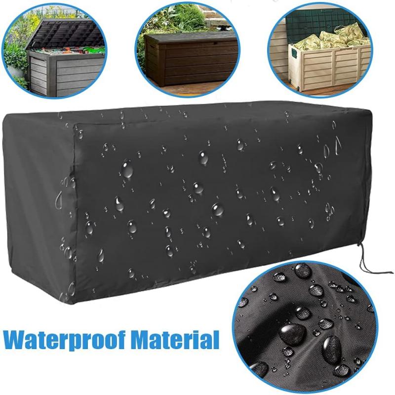 Strapazierfähige wasserdichte Abdeckung für Gartenmöbel, 210D Oxford Outdoor Deckbox Staubdicht & Schneesicherer Schutz für Tisch