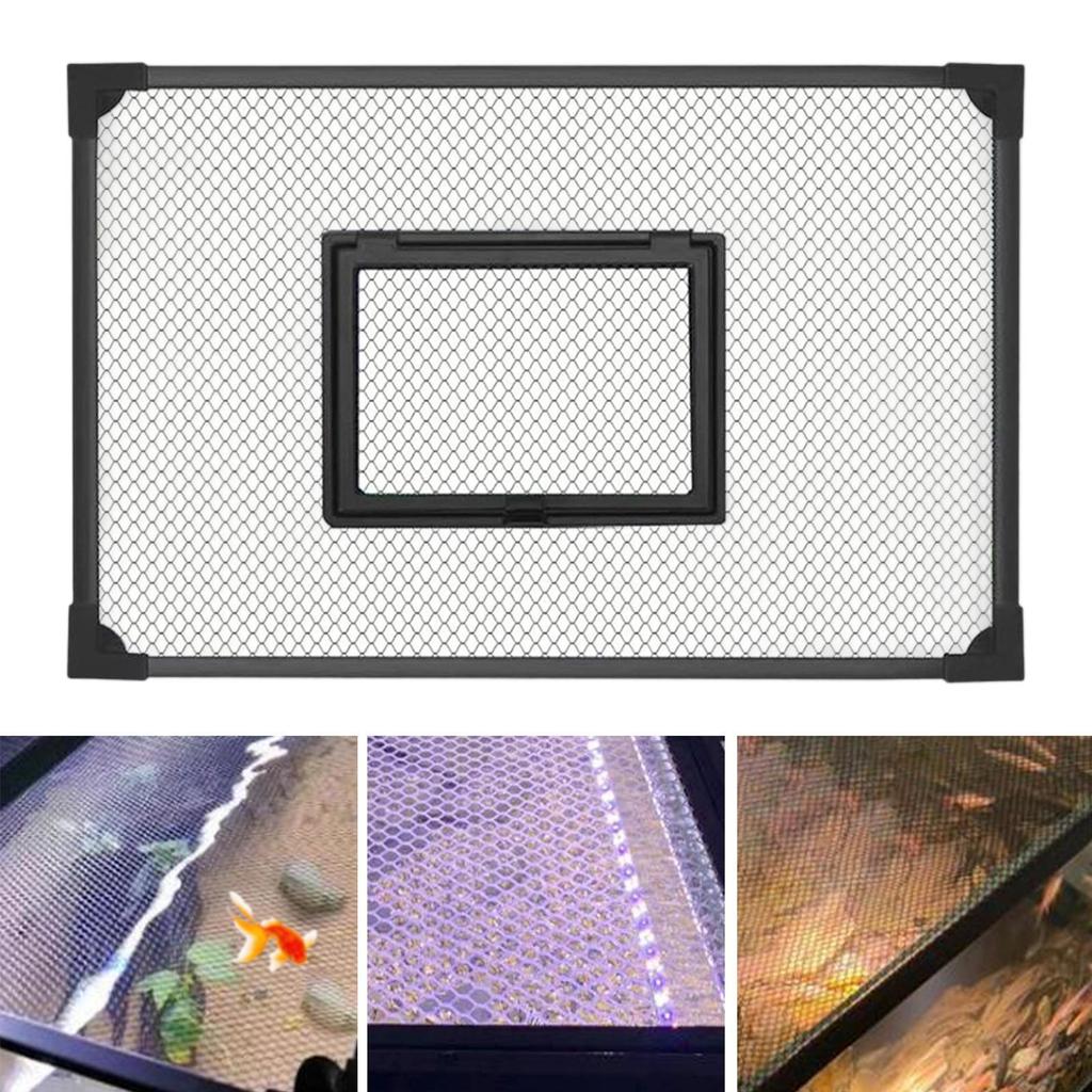 Tank Cover, Net Cover For, Self-Assembly, , DIY, 6mm Anti-Jump Mesh Lid with .