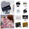 Playing House Dollhouse Musical Instruments 1/12 Doll Piano Craft Wood Multicolor Miniature Pianoforte Doll Accessories