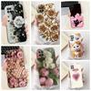Für Samsung Galaxy A12 Handyhülle Luxus Blume Bemaltes TPU Schutzhülle für Samsunga125f M12 F 12 Weiches Silikon Funda Capa