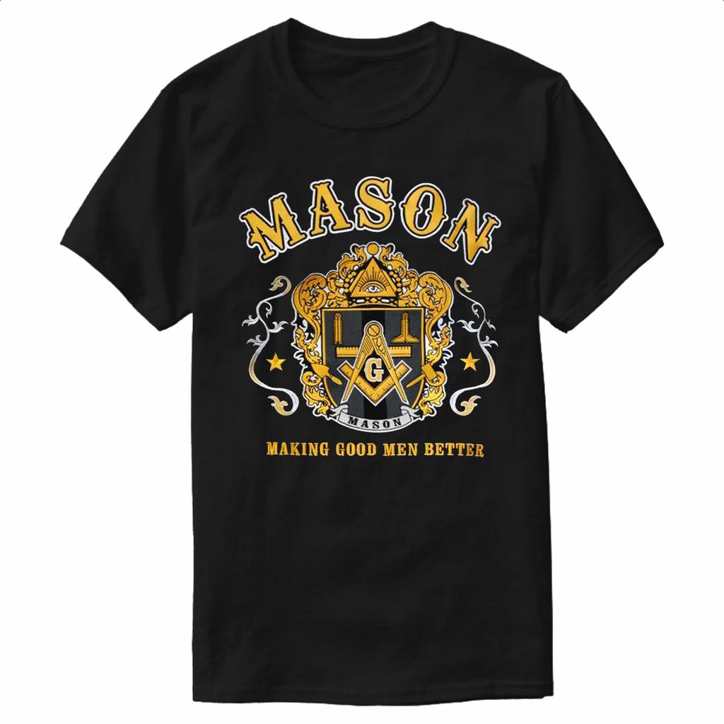 Making Good Men Better Freemason Symbol Masonic TShirt 100 Cotton ONeck Summer Short Sleeve Casual Mens Tshirt Size S3XL