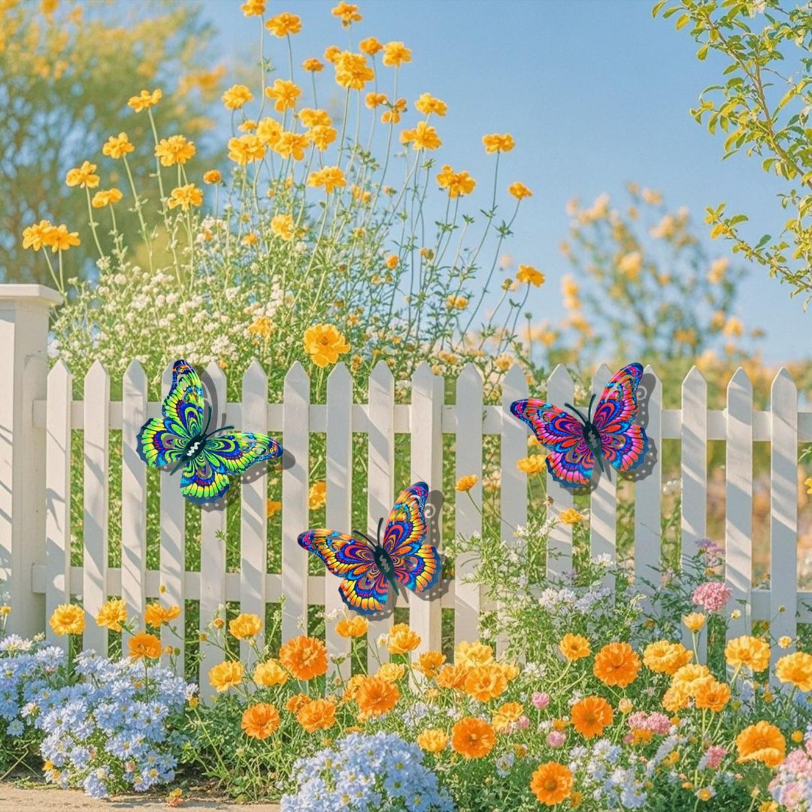 3-Piece Set Of Metal Wall Art Decorative Ornaments One Size