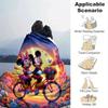1pc Mickey Printing Blanket - Soft, All-Season Throw for Living Room, Bedroom,Personalized Gift with Adorable Cartoon Design