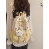 Schoolbag wholesale fashion new female college style cute print color matching backpack small middle school college student schoolbag women's backpack