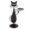 Portacandele e Accessori Portacandele Gatto Nero Vintage Candele a Colonna Senza Fiamma a LED