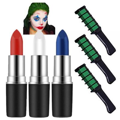 Premium My Sense Gesichtsschminke-Set, Halloween-Körperbemalungscreme, gemischter flüssiger Stick, Set 2 – Clown-/Joker-Make-up-Gesicht, 1 Stück