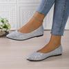 2026 Frühling und Herbst Neuer Stil Modische Damen Spitz zulaufende Flache Schuhe Vielseitig und Lässig Trendige Online-Berühmtheiten Schuhe