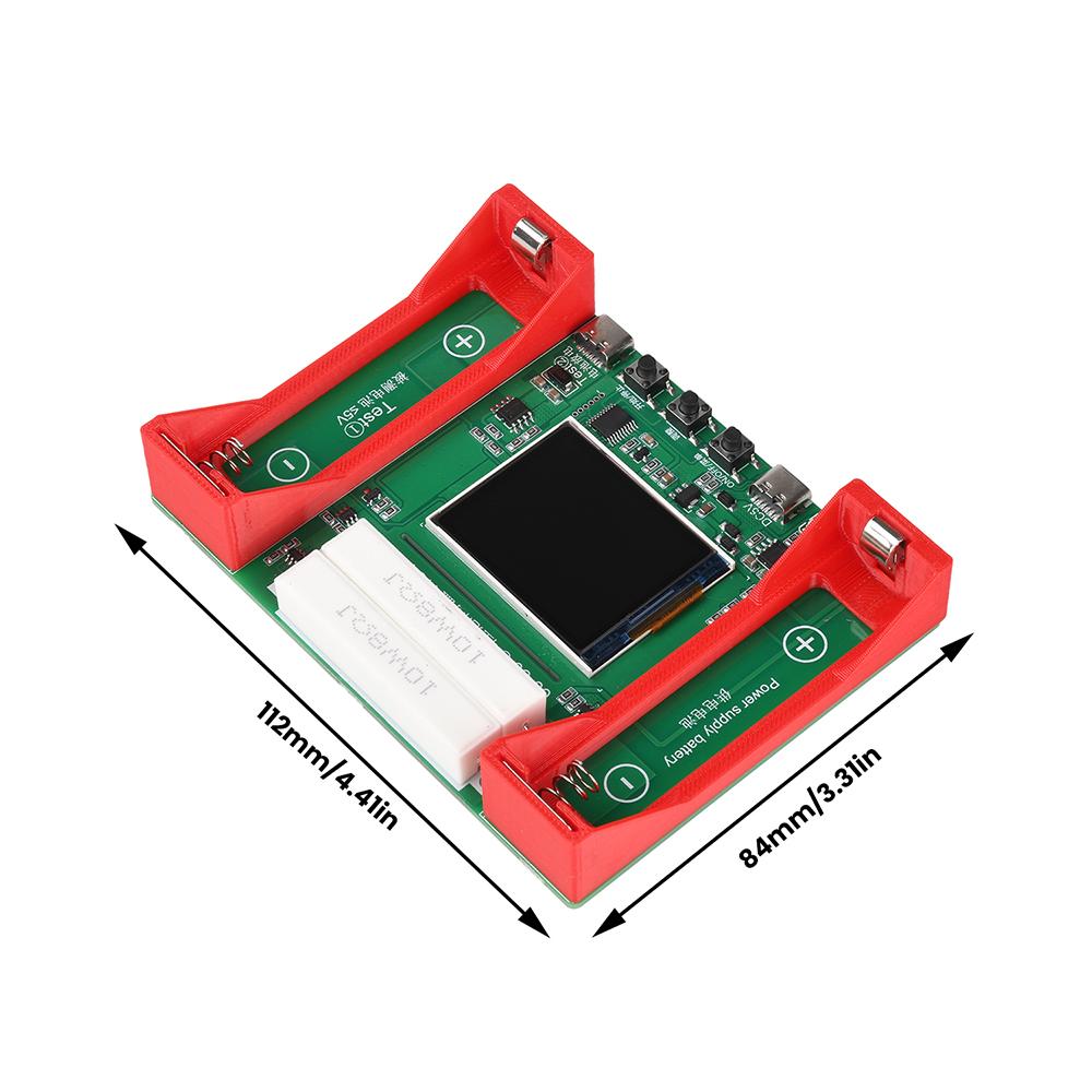 BT4-1CHN 21700 Lithium Battery Capacity Tester Module MAh MWh Digital Battery Power Detector 21700 Electronic Load Tester Type-C