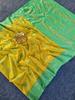 Indian Silk Saree for Women | Rich Woven Border & Contrast Pallu | Festive Ethnic Outfit