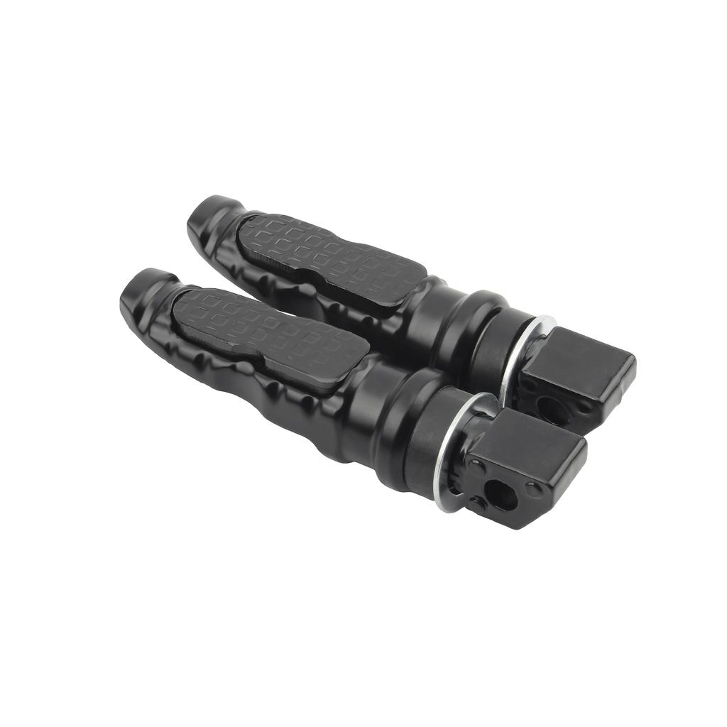 Universal 8MM Motorcycle Rear Passenger Foot Pegs Aluminum Footrest For KTM Yamaha Honda Kawasaki Motorbike Pedals Scooter