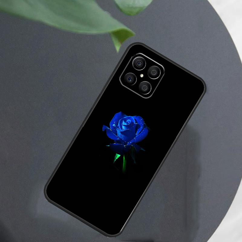 Blue Rose Art For Honor Magic 5 6 7 8 Pro Case For Honor 400 200 50 70 Lite X8c X8b X9a X9b X9c X9d Win RT