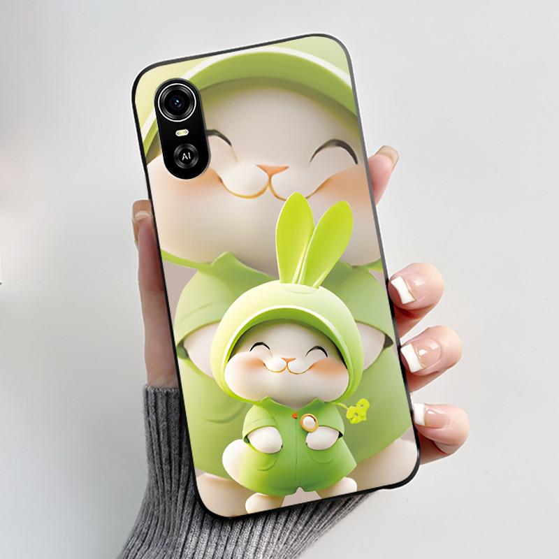 For ZTE Blade A31 Plus / BladeA31 Case Matte Black Aesthetic Luxury Cute Cool Boys Girls Pattern Casing Soft Silicone Back Cover